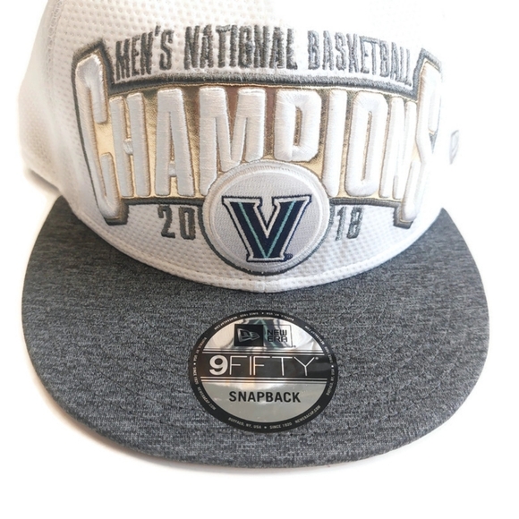 9Fifty New Era 2018 Champions Villanova Wildcats Snapback Mesh Trucker Hat Cap - Picture 2 of 6